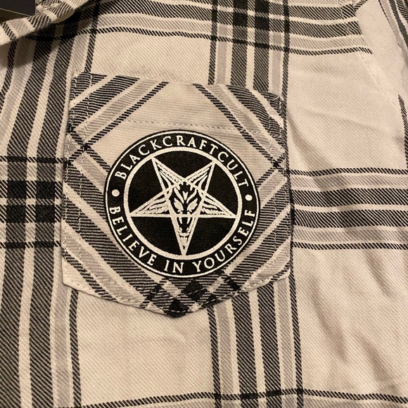 BlackCraft Cult plaid l/s flannel tee XS,S,L - Picture 6 of 6